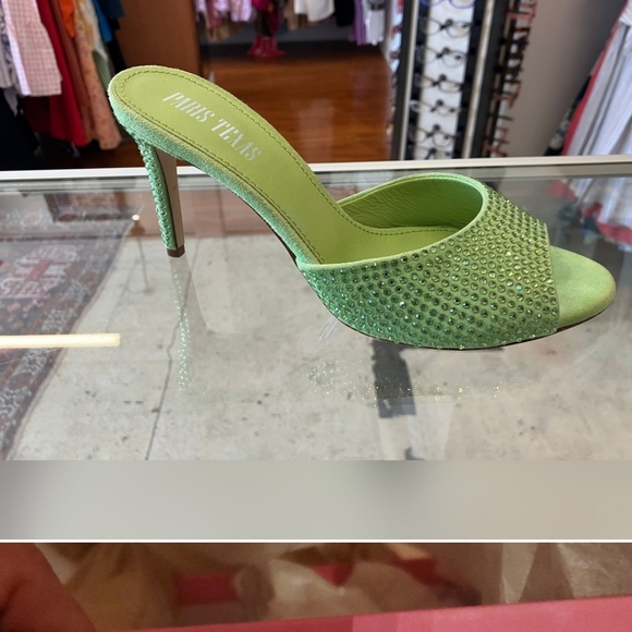 Paris Texas Green Heels
